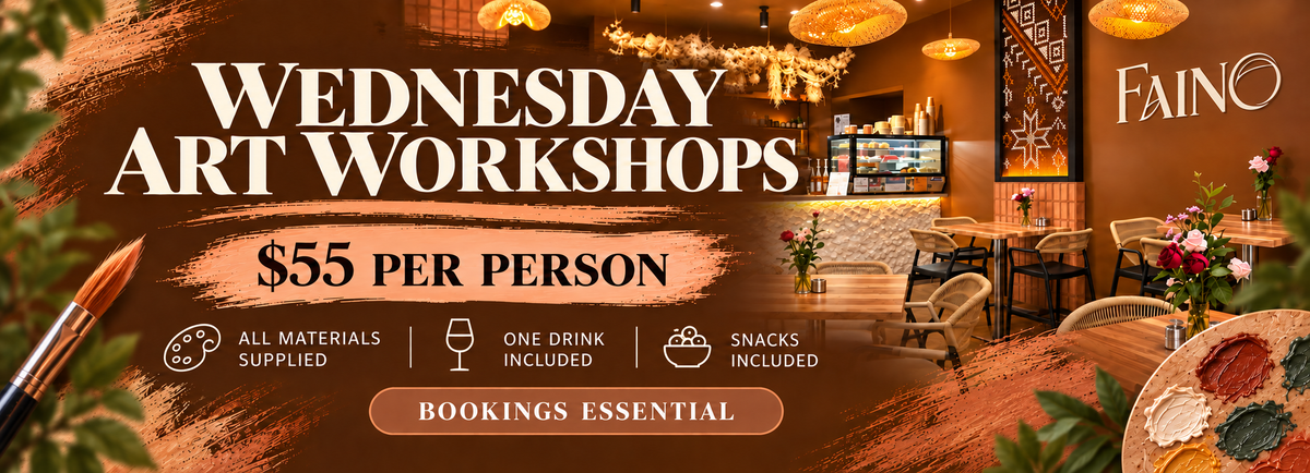 Art Workshop at Faino Wednesday